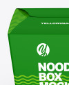 Glossy Noodles Box Mockup