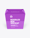 Matte Noodles Box Mockup