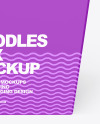 Matte Noodles Box Mockup