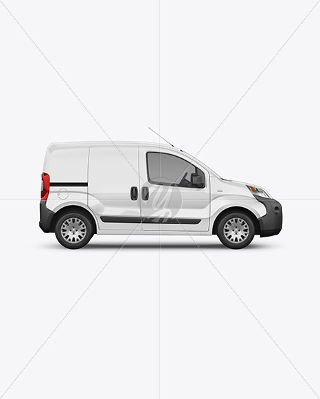 Panel Van Mockup - Side View