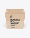 Kraft Noodles Box Mockup