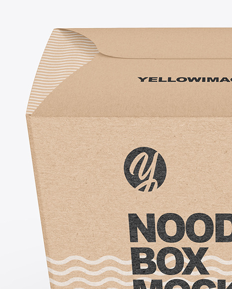 Kraft Noodles Box Mockup