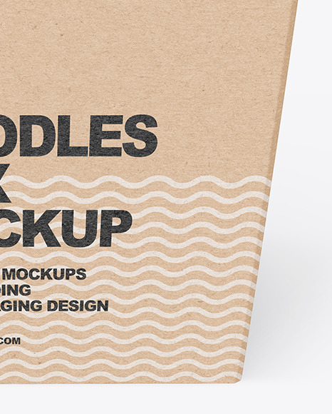 Kraft Noodles Box Mockup