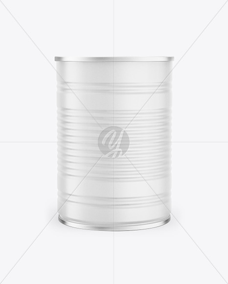 Matte Tin Can Mockup