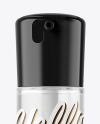 Clear Cosmetic Bottle Mockup