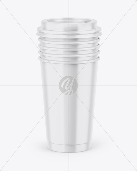 Glossy Cups Mockup