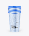 Glossy Cups Mockup