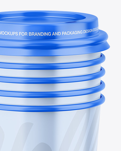 Glossy Cups Mockup