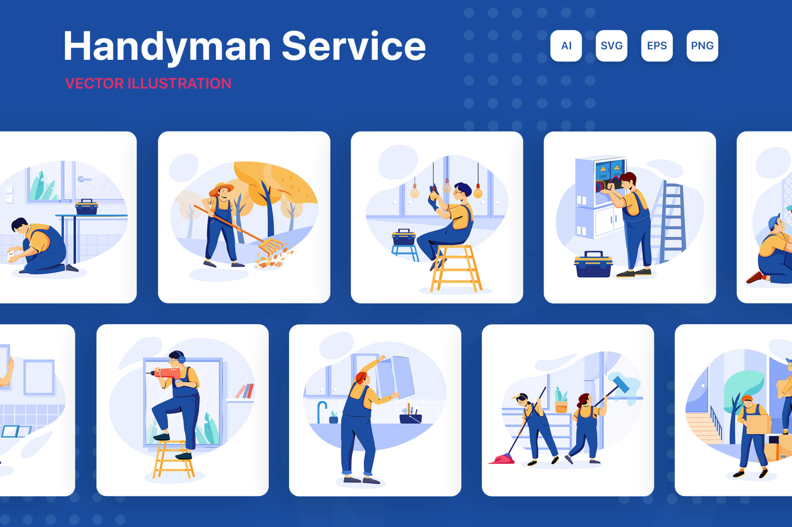 M139_Handyman Service Illustrations