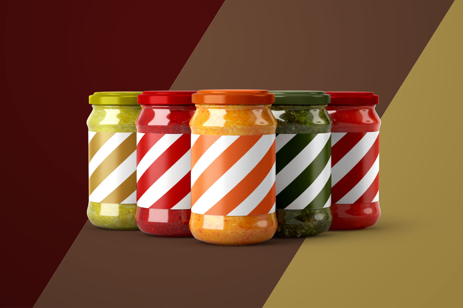 Jam Jar Mockup Set | Label Design Jam Jar Mockup Set | Label Design