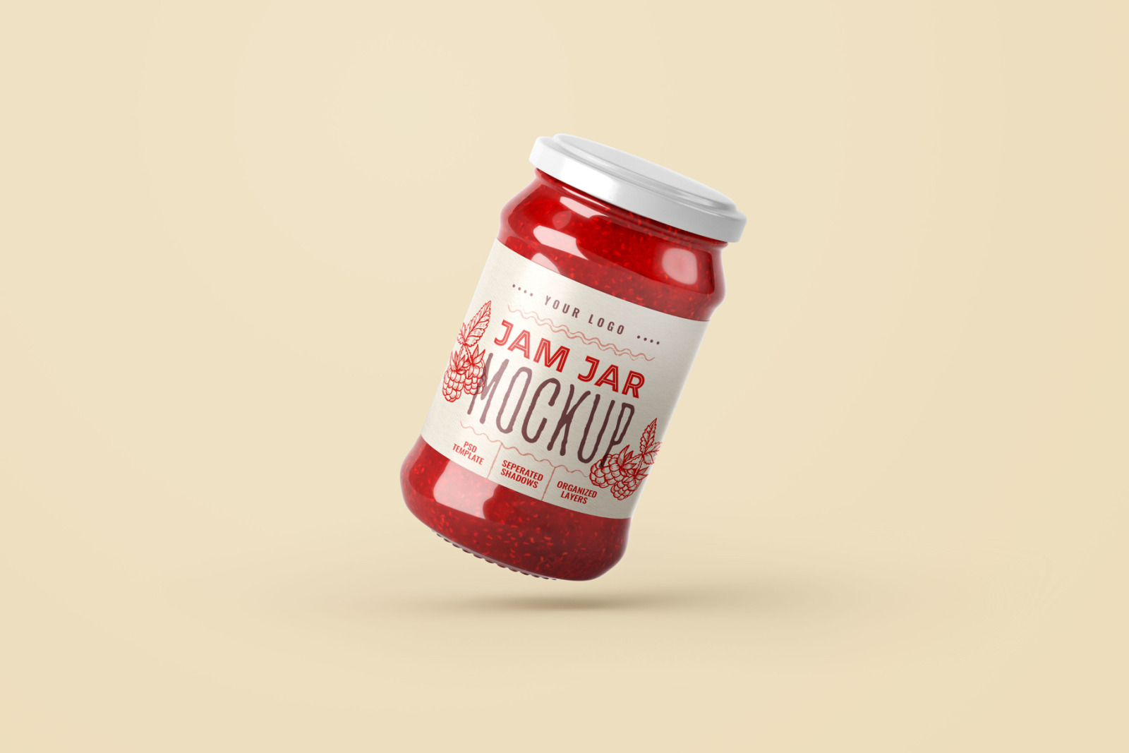 Jam Jar Mockup Set | Label Design