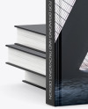 Hardcover Book w/ Matte Cover Mockup