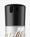 Frosted Glass Cosmetic Bottle Mockup