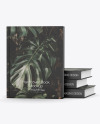 Hardcover Books w/ Fabric Cover Mockup