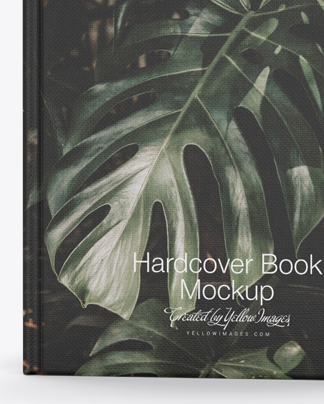 Hardcover Books w/ Fabric Cover Mockup