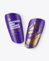 Matte Football Shin Guards Mockup