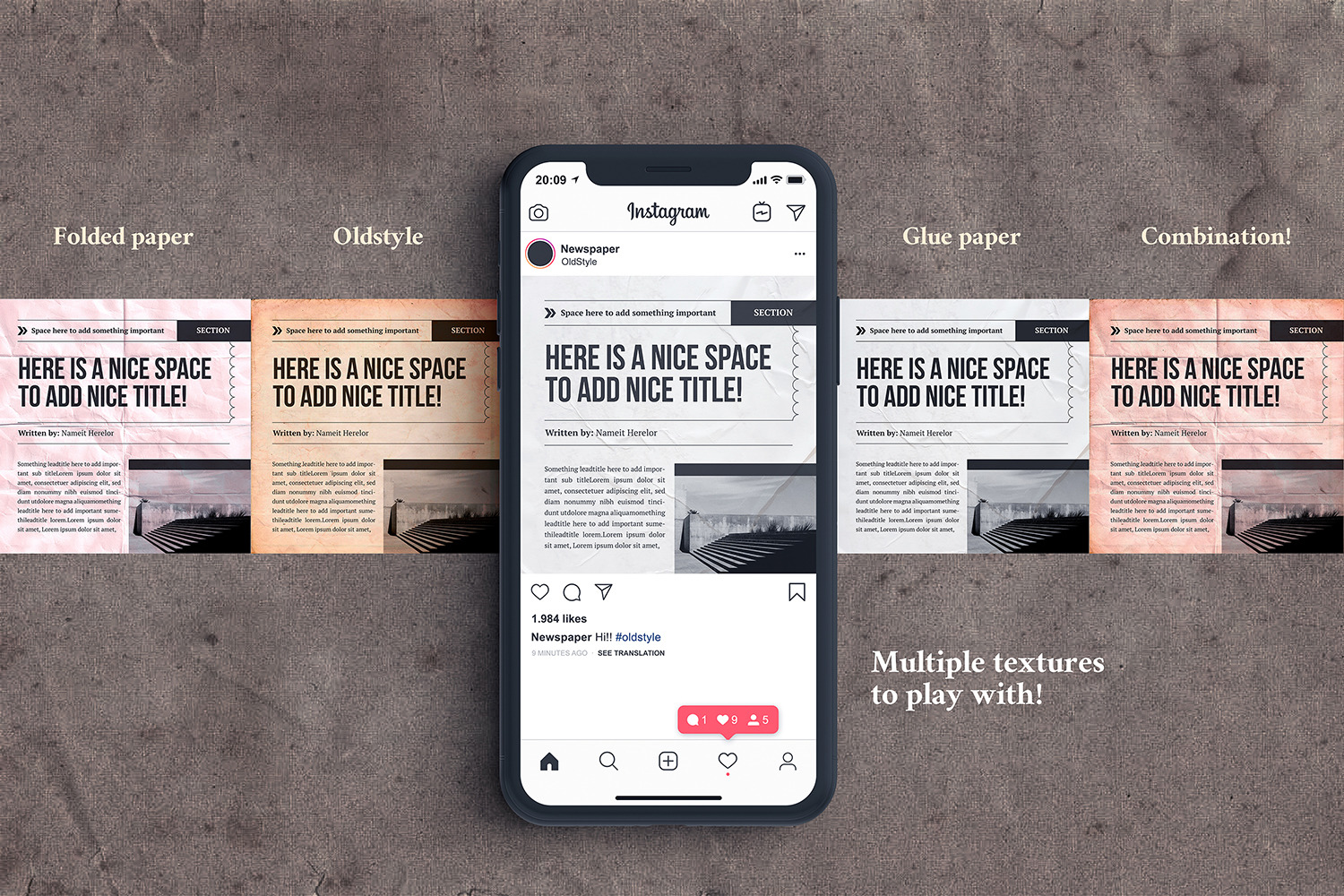 Newspaper Social Media Templates