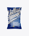 Matte Snack Bag Mockup