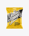 Glossy Snack Package Mockup - Front View