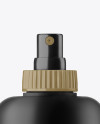 Matte Cosmetic Spray Bottle Mockup