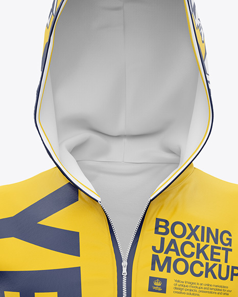 Boxing Ring Jacket Mockup - Front View