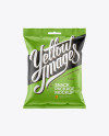 Matte Snack Package Mockup - Front View