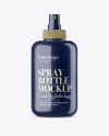 Glossy Cosmetic Spray Bottle Mockup