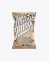 Kraft Snack Bag Mockup