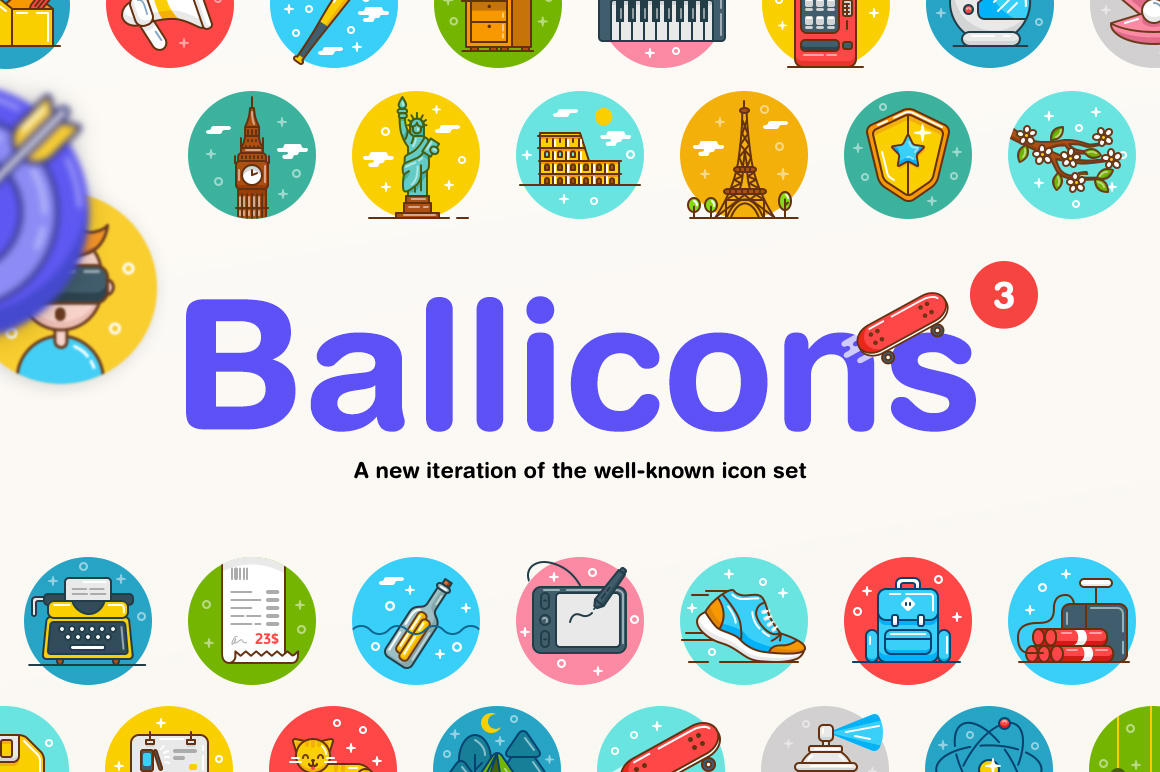 Ballicons 3 Icon Set Ballicons 3 Icon Set