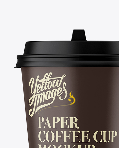 Matte Coffee Cup Mockup