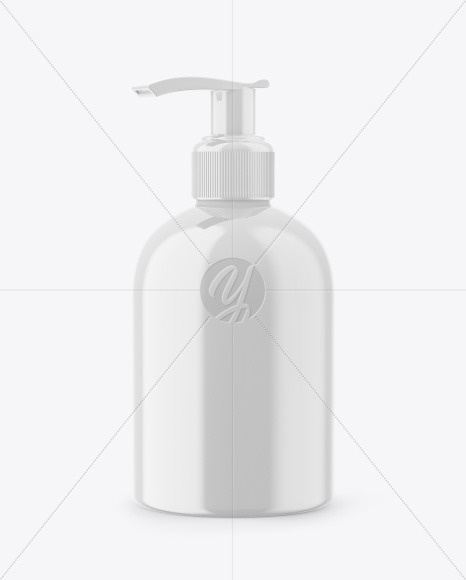 Glossy Gel Bottle Mockup Glossy Gel Bottle Mockup