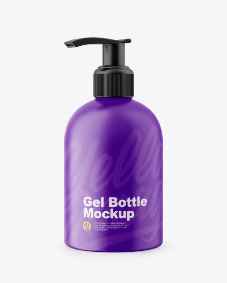 Matte Gel Bottle Mockup