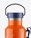 Glossy Water Bottle W/ Case Mockup