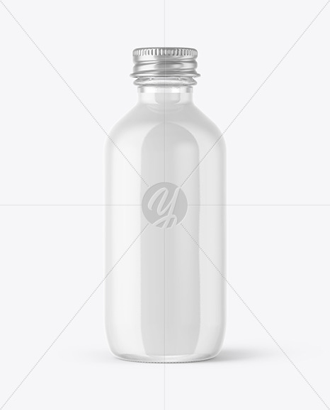 Glass Cosmetic Bottle Mockup