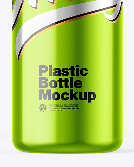 Metallic Bottle Mockup