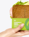 Sandwich Pack in a Hand Mockup