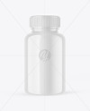 Glossy Plastic Pill Bottle Mockup