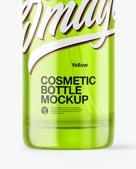 Color Cosmetic Bottle Mockup