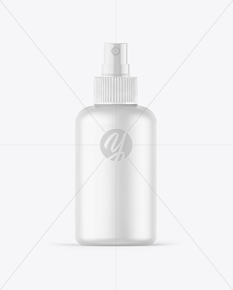 Matte Spray Bottle Mockup