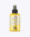 Matte Spray Bottle Mockup