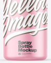 Matte Spray Bottle Mockup