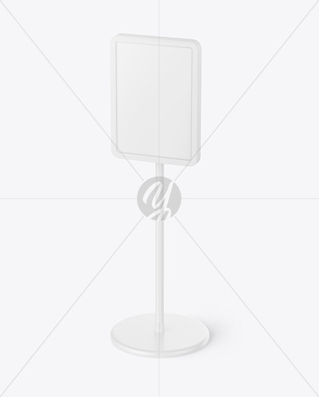 Plastic Stand Mockup