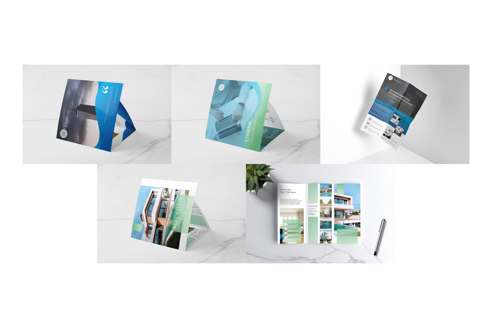 Fold &amp; Flyer Brochure Bundle