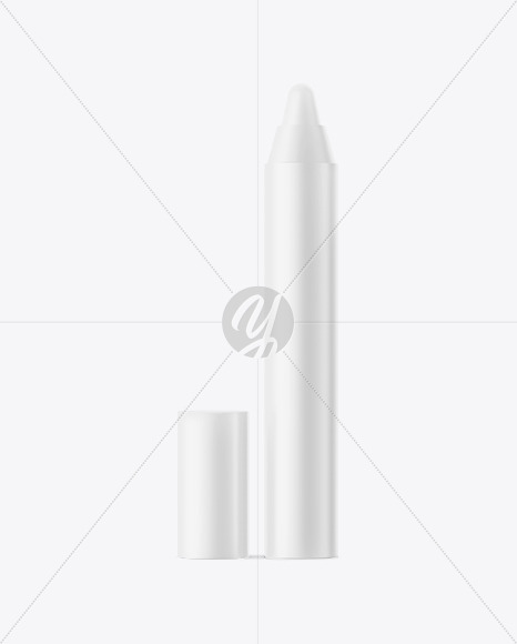 Matte Lipstick Pencil Mockup - Front View