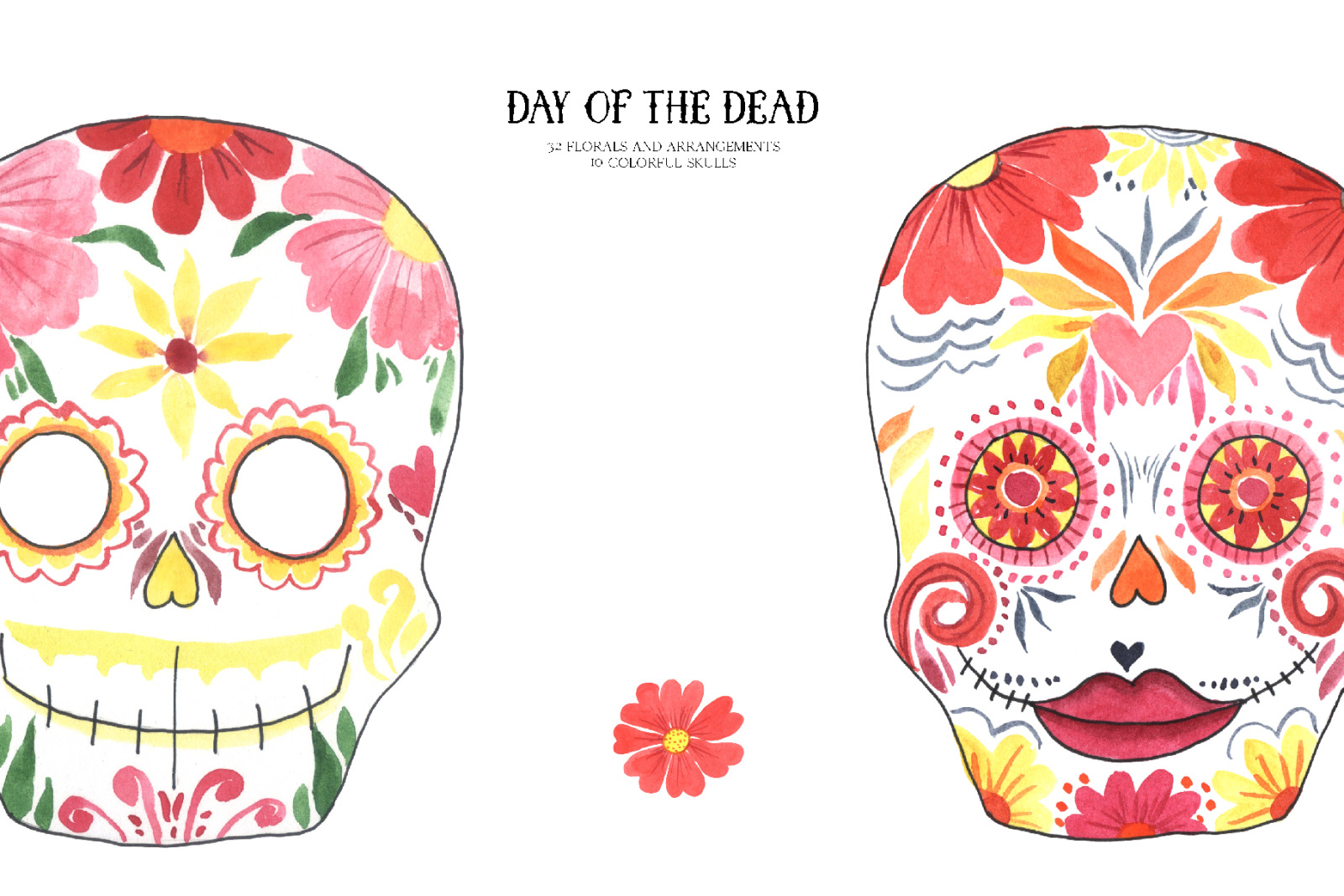 Day of the Dead - Mexican clipart set Day of the Dead - Mexican clipart set