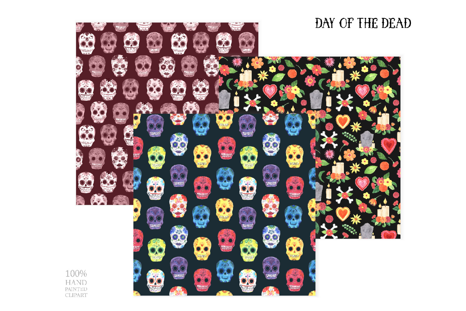 Day of the Dead - Mexican clipart set Day of the Dead - Mexican clipart set