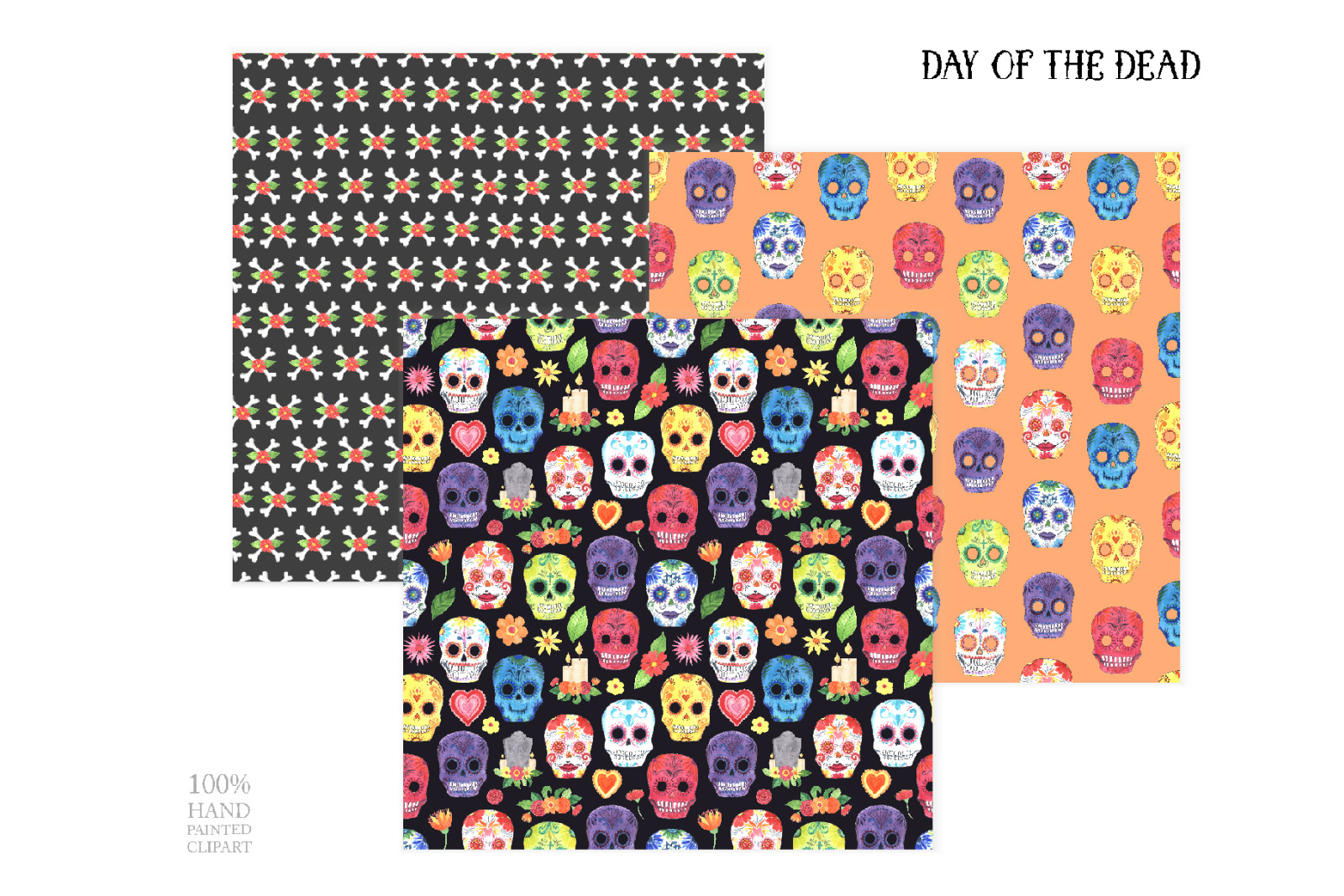 Day of the Dead - Mexican clipart set Day of the Dead - Mexican clipart set