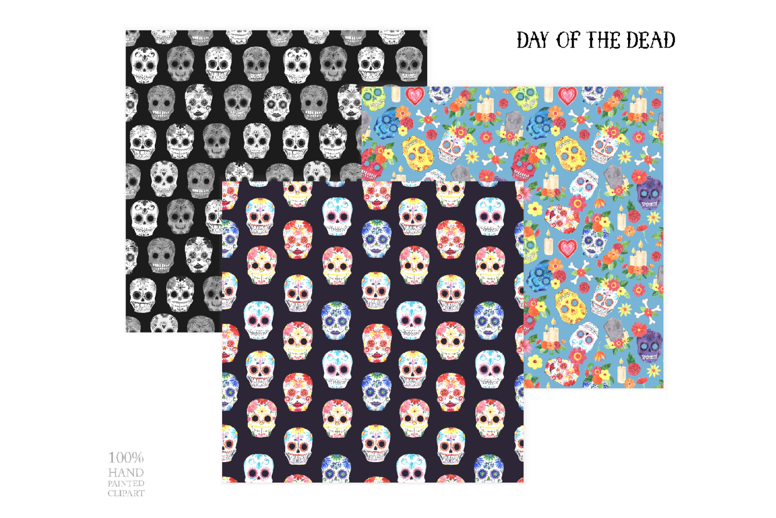 Day of the Dead - Mexican clipart set Day of the Dead - Mexican clipart set