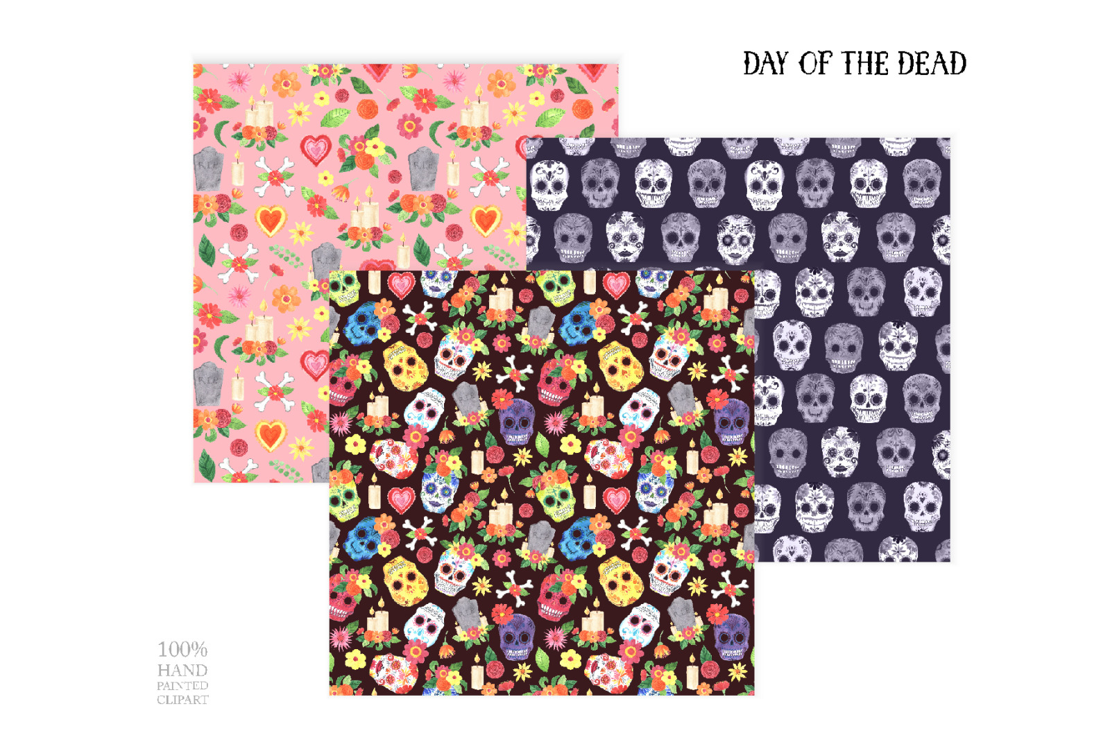 Day of the Dead - Mexican clipart set Day of the Dead - Mexican clipart set