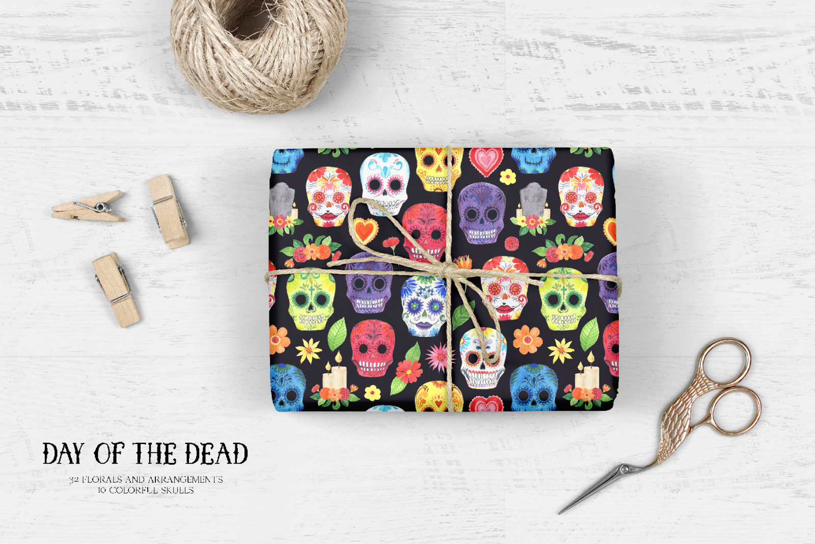 Day of the Dead - Mexican clipart set Day of the Dead - Mexican clipart set